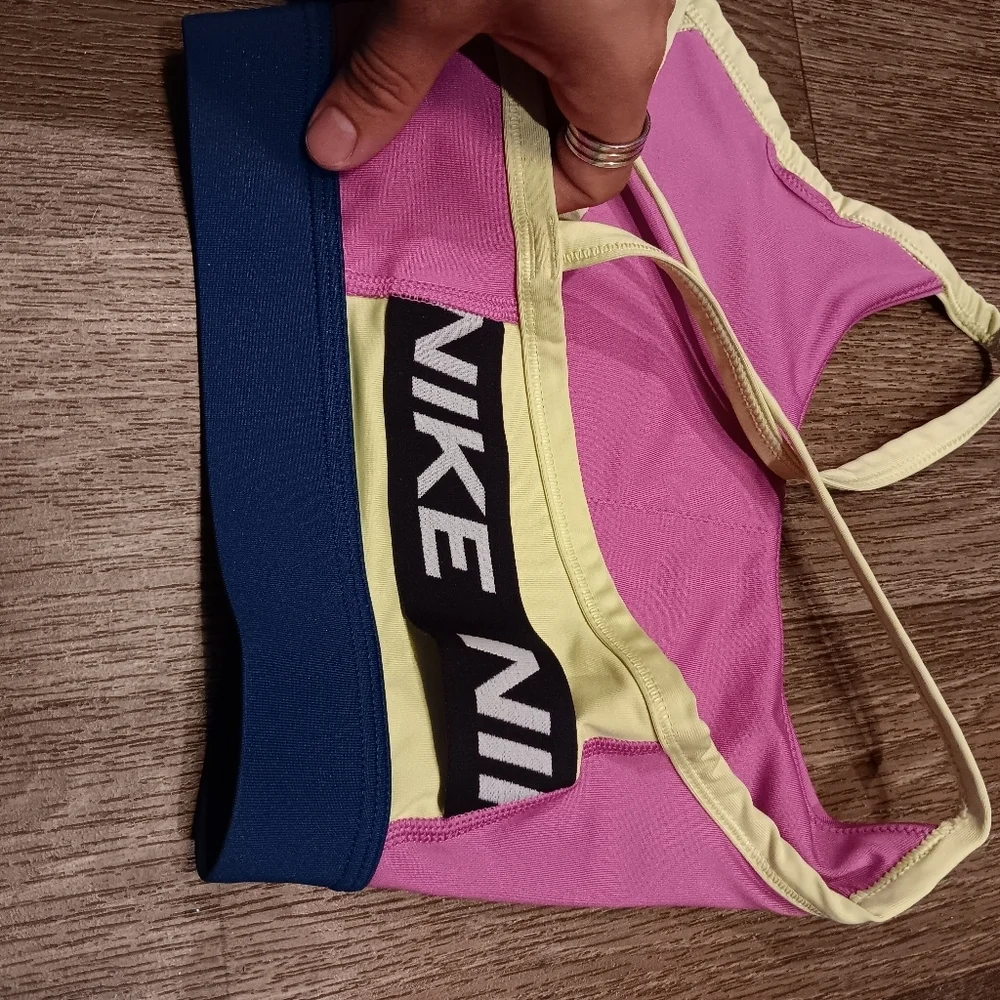 S NIKE DRI-FIT INDY ICON CLASH PADDED SPORTS BRA DB4643 665 SIZE L